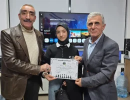 GÜDAK’ın Satranç Eğitimini tamamlayan 32 kursiyere sertifikaları verildi