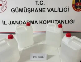 Kargo kolisinde etil alkol ele geçirildi