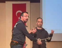 Üniversite personeline iş güvenliği eğitimi verildi