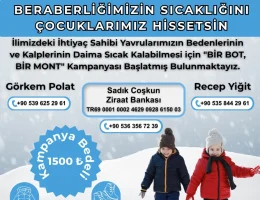 Gümüşhane Ülkü Ocakları’ndan Gönül Seferberliği: Bir Bot Bir Mont