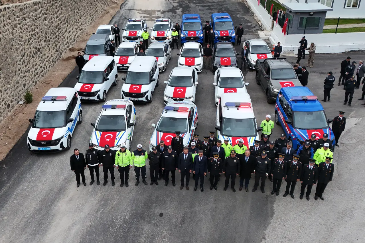 Gümüşhane’de Emniyet ve Jandarma filosuna 28 yeni araç