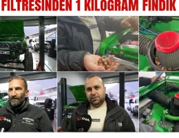 Hava Filtresinden 1 Kilogram Fındık Çıktı
