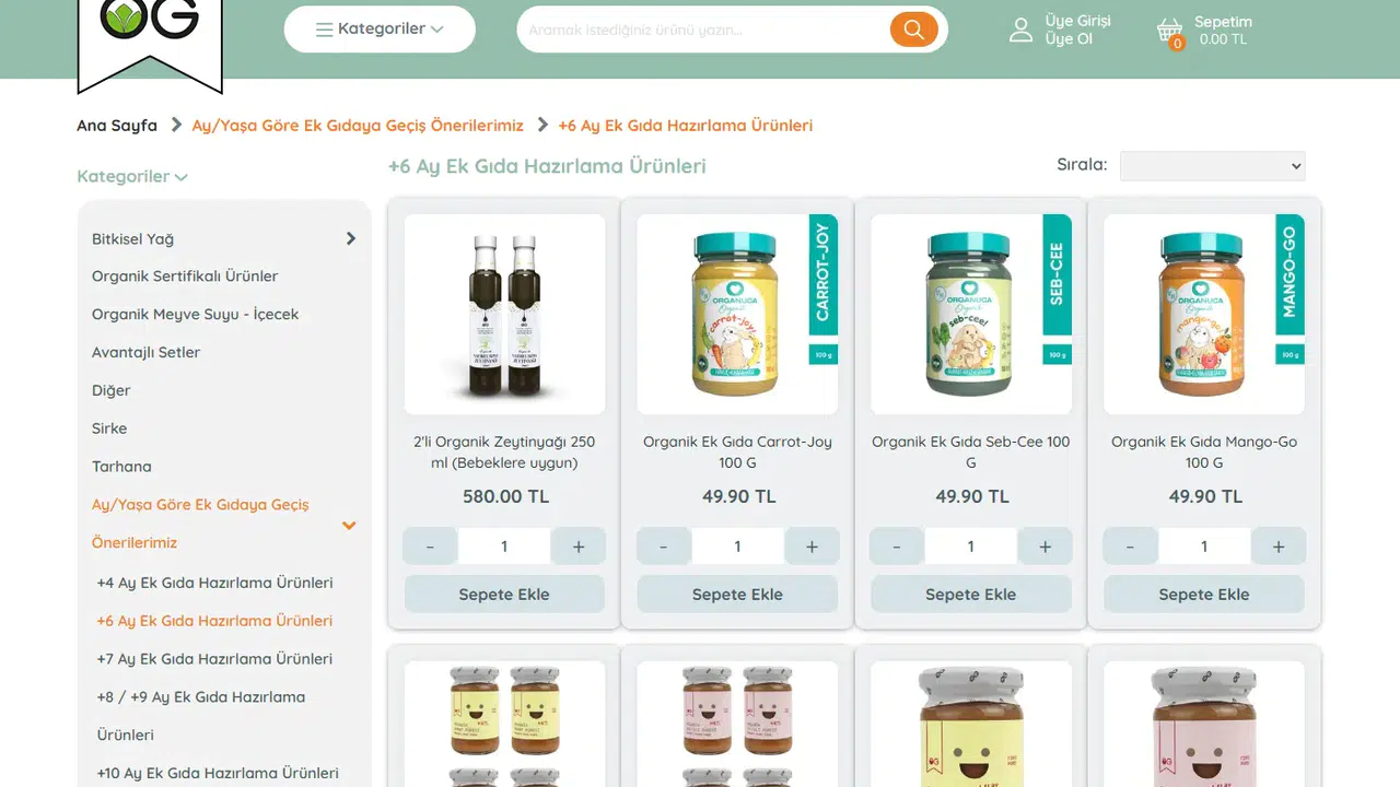 OGstore – 6 ay ek gıda