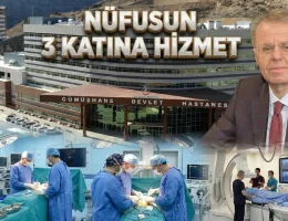Gümüşhane Devlet Hastanesi toplam nüfusun 3 katına hizmet verdi