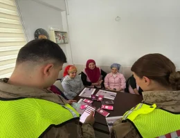 İl Jandarma Komutanlığı KADES bilgilendirmelerine devam ediyor