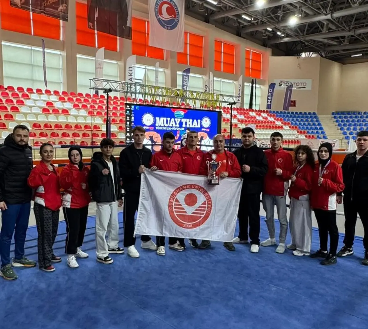 Gümüşhane Üniversitesi Muaythai Türkiye Şampiyonası’ndan Çifte Başarıyla Döndü