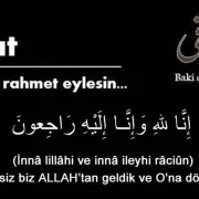 Arife MEYDAN Hakk’ın rahmetine kavuşmuştur