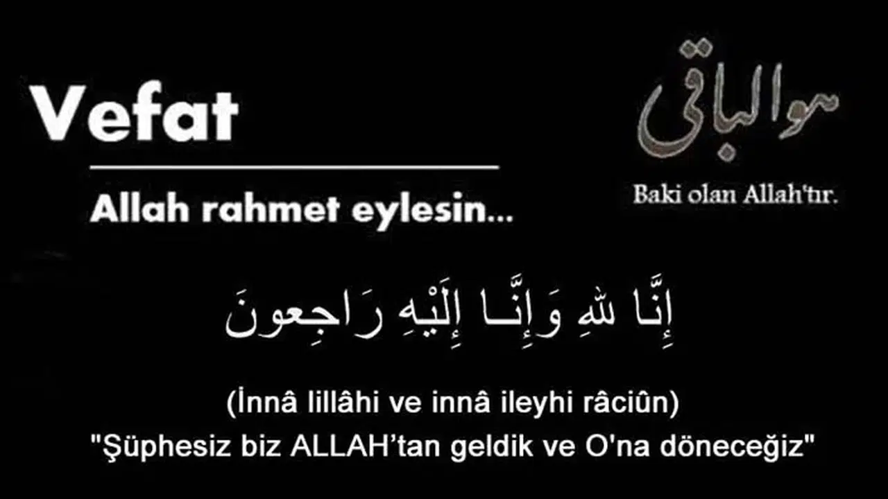 Arife MEYDAN Hakk’ın rahmetine kavuşmuştur