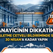 Gümüşhane Sanayicisine Kritik ’30 Nisan’ Hatırlatması