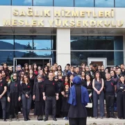 Gümüşhane Üniversitesinde siyahlı protesto!