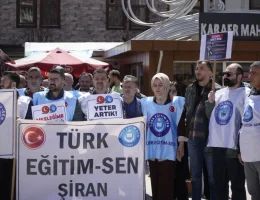 Gümüşhane’de eğitim sendikalarından ortak deklarasyon