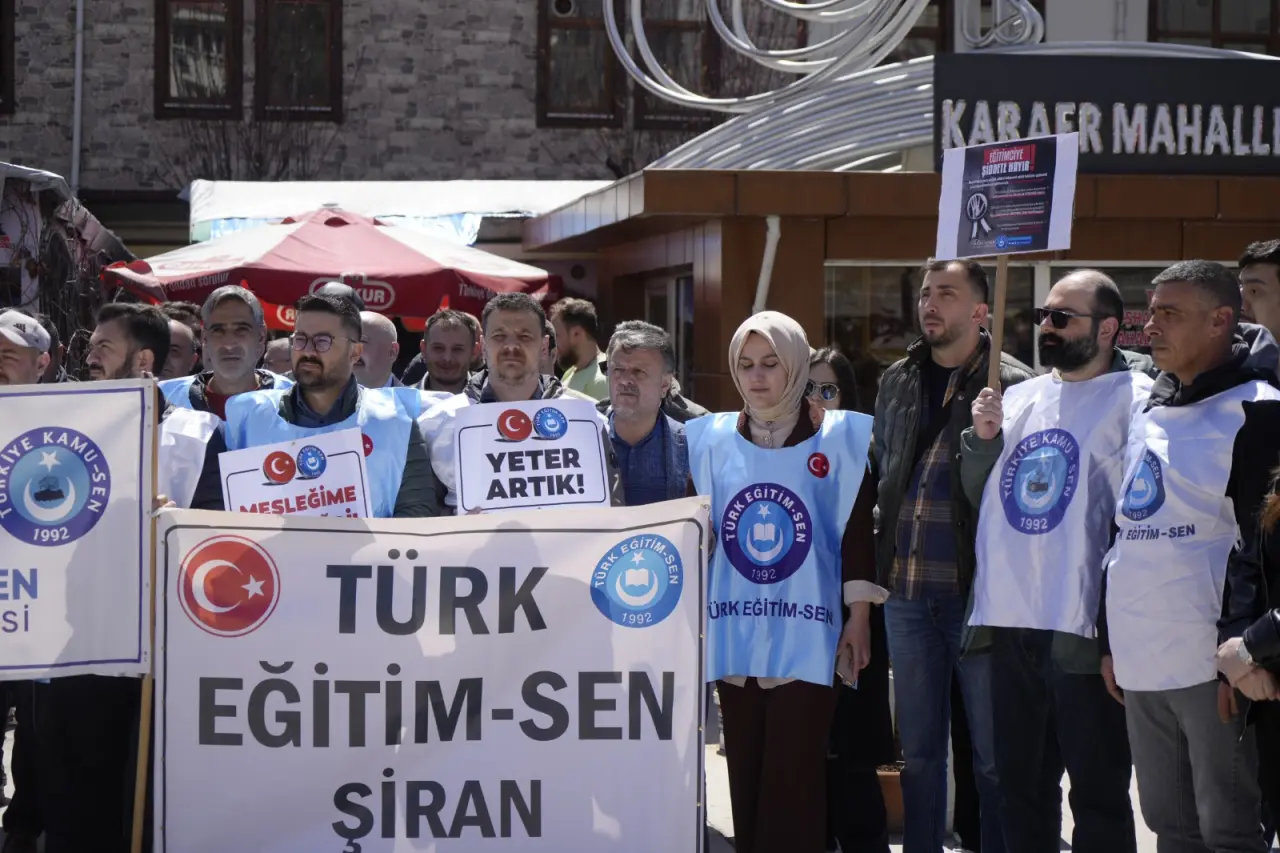 Gümüşhane’de eğitim sendikalarından ortak deklarasyon