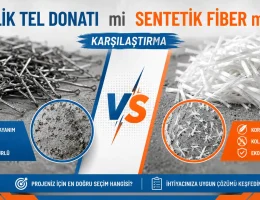 Çelik Tel Donatı mı Sentetik Fiber mi? Karşılaştırma