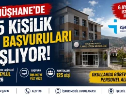 Gümüşhane’de 125 kişilik TYP Başvuruları Başlıyor