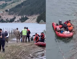 Kürtün Gökçebel Baraj Gölünde Feci Kaza: Araç Baraj Gölüne Uçtu