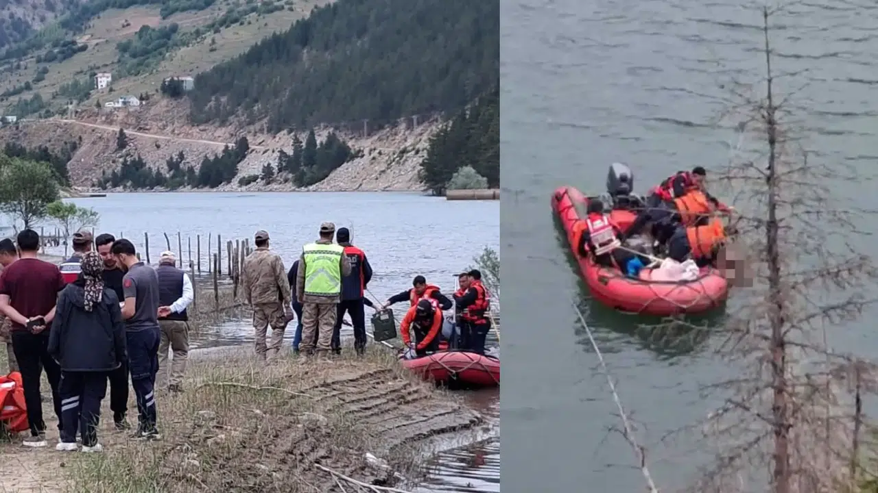 Kürtün Gökçebel Baraj Gölünde Feci Kaza: Araç Baraj Gölüne Uçtu