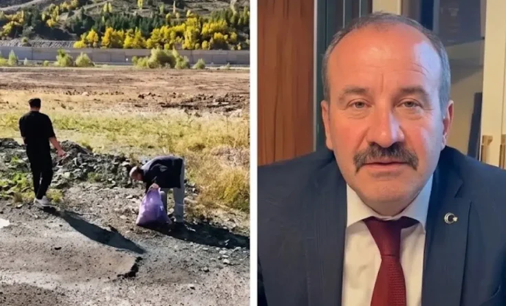 9 Kilometreden 150 Torba Çöp Toplandı!