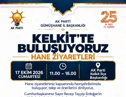 AK Parti Gümüşhane teşkilatı il ve ilçelerde halk buluşmaları düzenleyecek