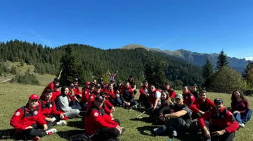GÜYAK Üyeleri Özkürtün Bayrak Alanı Yaylası’ndan Kampüse Yürüdü