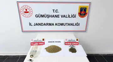 Gümüşhane’de Jandarma Ekiplerinden Kaçakçılık ve Uyuşturucu Operasyonu