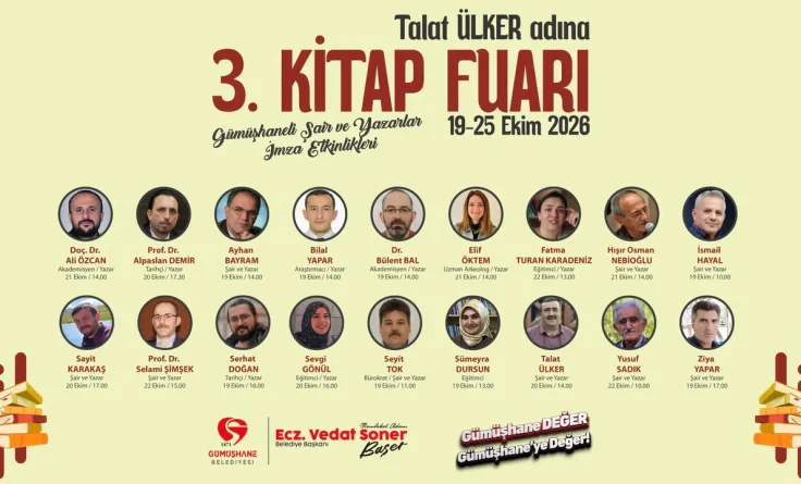Gümüşhane’de Talat Ülker 3. Kitap Fuarı Sona Erdi