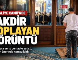Kemaliye Camii’nde Takdir Toplayan Görüntü