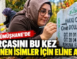 Mezar Taşları ve Çeşmeler Gönüllü Olarak Boyandı