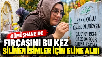 Mezar Taşları ve Çeşmeler Gönüllü Olarak Boyandı