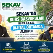 ŞEKAV Burs Başvuruları Başladı! Kimler Başvurabilir?