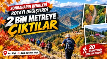 Sarıç’ın yamaçlarında sonbahar: 20 kilometrelik renk yolculuğu