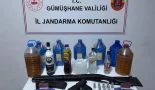 Şiran’da Jandarmadan Kaçak Alkol ve Silah Operasyonu
