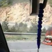 Zigana’da korkutan araç yangını