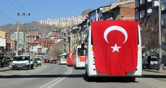 Gümüşhane’de dolmuşçular ‘Bahar Kalkanı’ operasyonuna destek çıktı