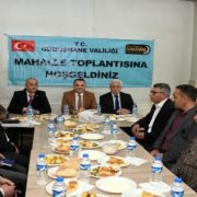 Gümüşhane’de mahalle toplantıları devam ediyor