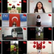15 farklı şehirden 17 çocuk 23 Nisan için evlerinden İstiklal Marşı’nı okudu