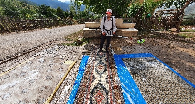 Ot biçme makinesiydi halı yıkama makinesi oldu