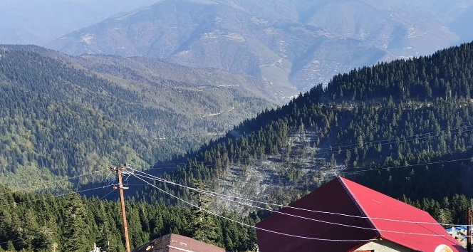 Kürtün’deki yangınlara müdahale devam ediyor