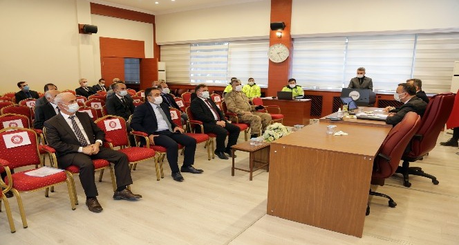 Gümüşhane’de kış trafik güvenliği toplantısı yapıldı