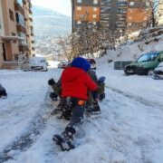 Kar yağışına en çok onlar sevindi