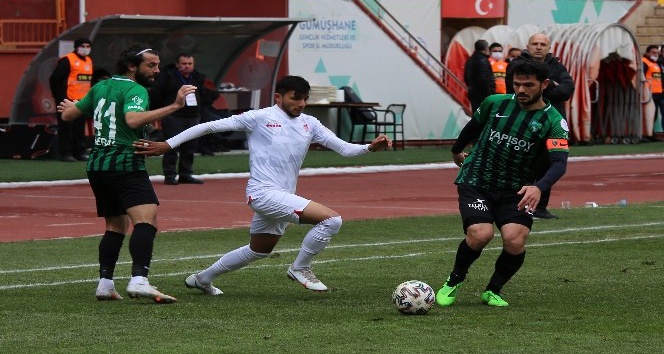 2. Lig: Gümüşhanespor: 1 – Kocaelispor: 0
