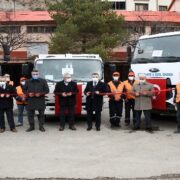 Gümüşhane İl Özel İdaresi’nin yeni çöp araçları hizmete sunuldu
