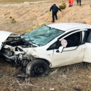 Gümüşhane’de zincirleme trafik kazası: 6 yaralı
