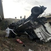 Gümüşhane’de tır kaza yaptı: 1 ölü