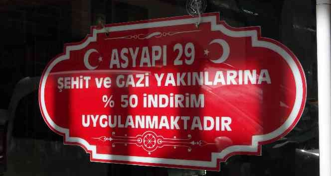 Gümüşhaneli esnaftan tüm Türkiye’ye “şehit yakınlarına indirim uygulayın” çağrısı