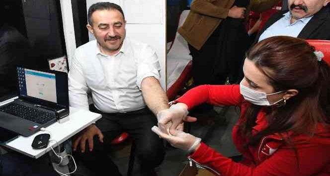 Vatan için can verenler bu kez kan verdi