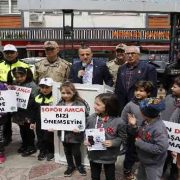 Gümüşhane’de “Yayalar İçin 5 Adımda Güvenli Trafik” uygulaması yapıldı