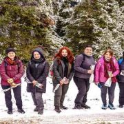 Gümüşhaneli dağcılardan öğretmenlere zirvede sürpriz kutlama