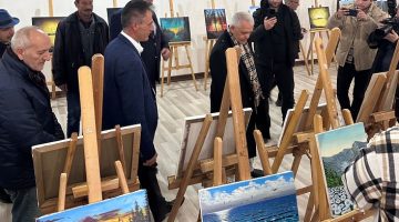 Mehmet Çelik ilk sergisini açtı