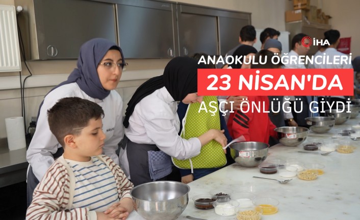 Gümüşhane’de anaokulu öğrencileri 23 Nisan’da aşçı oldu #haberi, #haberleri, #Gümüşhane #haber