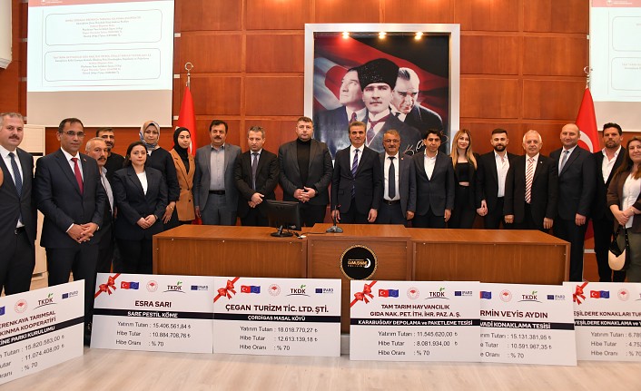 TKDK’nın 90 milyon bedelli projelerinin imza ve çek töreni gerçekleştirildi #haberi, #haberleri, #Gümüşhane #haber